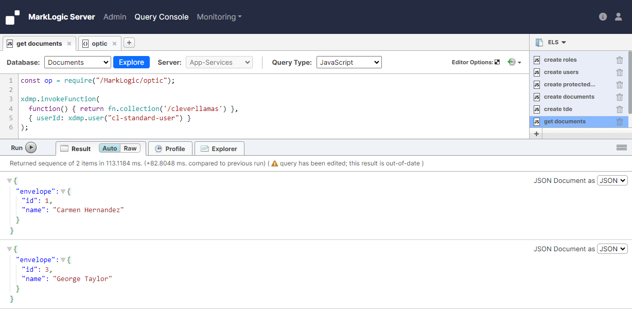 Get documents as standard user Get document as standard user